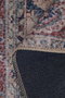 Conceptum Folk Chenille Alfombra Azul Marino y Burdeos 75 x 150 cm
